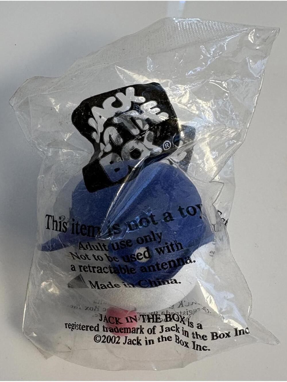 Vintage 2002 LA Dodgers Jack in the Box Antenna Ball